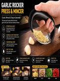 Stainless Steel Garlic Press & Mincer
