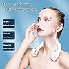 Portable Neck Fan Black ABS Lightweight Cool Breeze