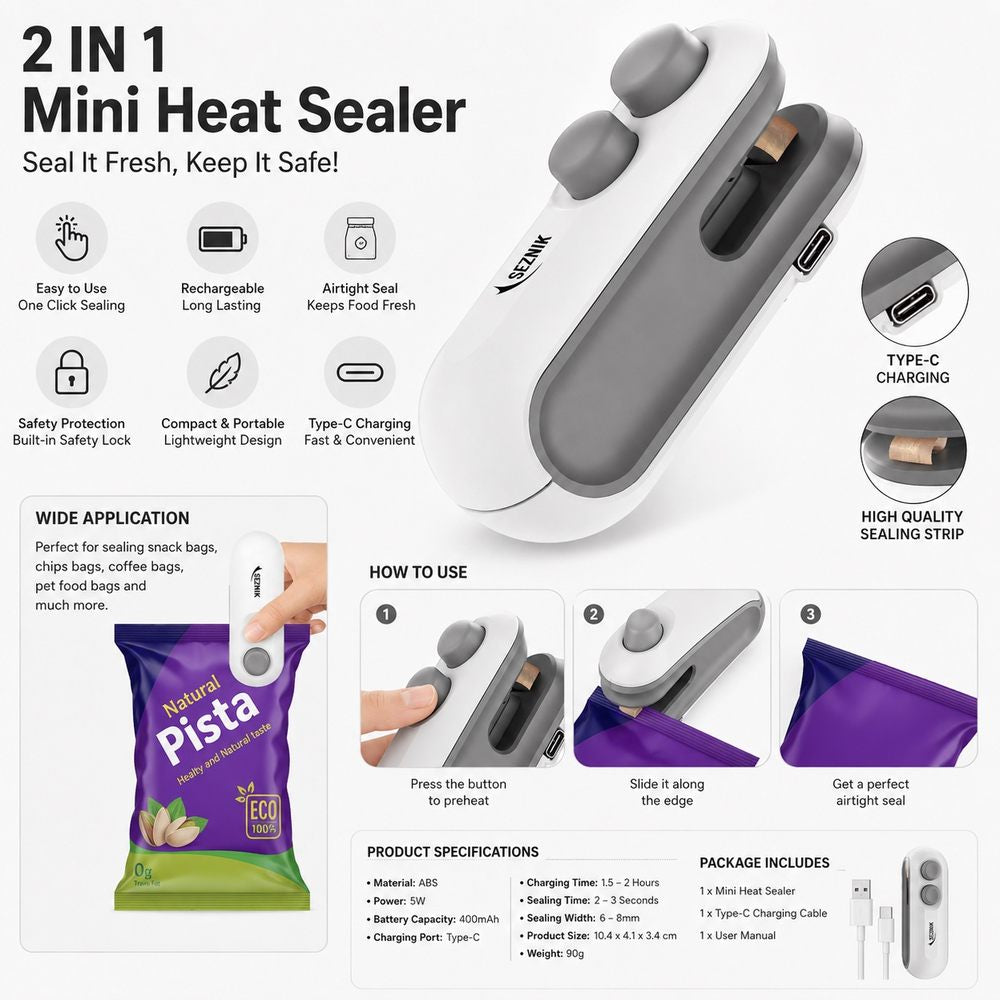 Mini Heat Sealer & Bag Cutter