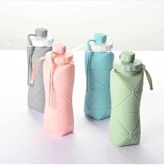 Premium Collapsible Silicone Water Bottle – Leakproof, BPA-Free & Portable