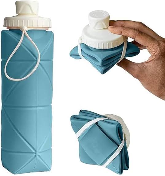 Premium Collapsible Silicone Water Bottle – Leakproof, BPA-Free & Portable