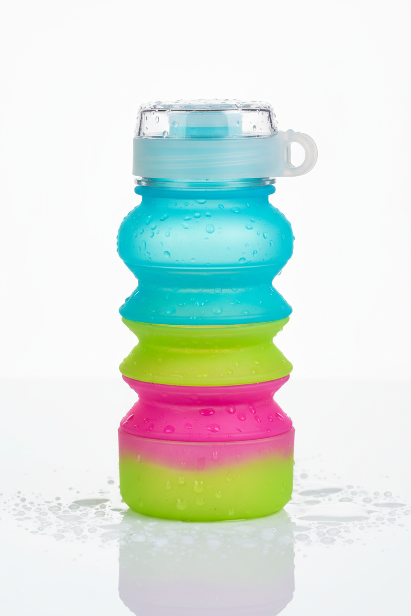 Premium Collapsible Silicone Water Bottle – Leakproof, BPA-Free & Portable