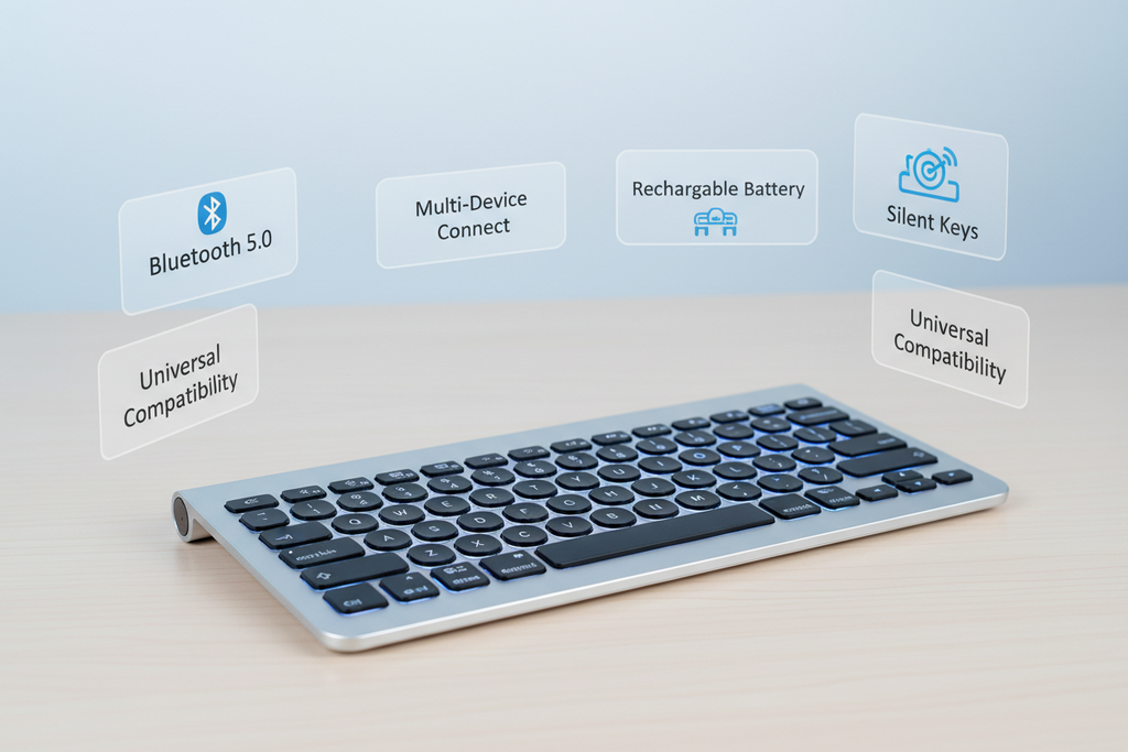 Mini wirelss keyboard bluetooth